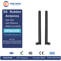 Antenne WiFi 5G LTE à interface filetée, gain élevé, pliable, omnidirectionnelle, type « canard en caoutchouc » pour routeur modem OEM