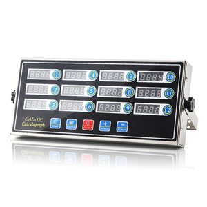 Cal-12c Digital 12 Channel Countdown <b>Timer</b> Stainless Steel Kitchen <b>Timer</b> With Touch Control 300mm x 135mm - Product Image 3