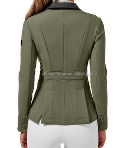 Giacca da concorso personalizzata giacca da corsa giacca da donna <span class=keywords><strong>abbigliamento</strong></span> equestre - Product Image 2