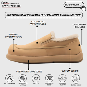 Nuove Scarpe <span class=keywords><strong>Ortopediche</strong></span> Invernali Calde e Comode, Pantofole in Cotone OEM per <span class=keywords><strong>Uomo</strong></span>, Scarpe da Passeggio Unisex per Esterni - Product Image 2