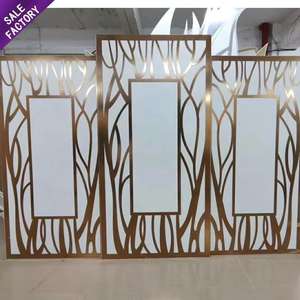 Foshan China <b>Gold</b> Wed Event Backdrop Design for <b>Party</b> for Wedding - Product Image 6