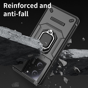 Coque de téléphone avec protection d'objectif coulissante Ring Armor pour Redmi K60 Supreme Edition 5G - Product Image 2