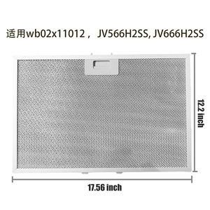 Filtre à graisse pour hotte aspirante WB02X11012, maille métallique perforée 2025, facile à démonter, filtre solide pour GE JV566H1SS JV566H2SS - Product Image 4