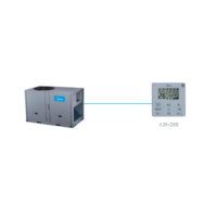 Pompe à chaleur anti-corrosion Midea 98 kW 30 tonnes pour toiture, climatiseur R410A en acier G90 pour usines industrielles