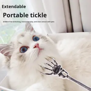 Atacado Telescópico Aço Inoxidável <span class=keywords><strong>Back</strong></span> <span class=keywords><strong>Scratcher</strong></span> Ghost Hand Design Anti Itch Ferramenta para Idosos Circulação Sanguínea Relaxar a Saúde - Product Image 6