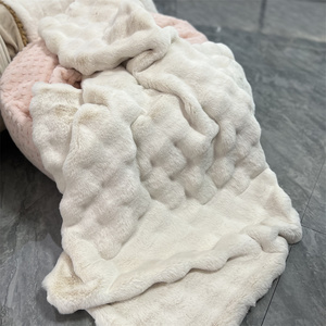 Faux Rabbit Fur <strong>Blanket</strong> Solid Color <strong>Blanket</strong> Super Soft Comfortable Warm <strong>Blanket</strong> All Seasons General Suitable for Bedroom - Product Image 1