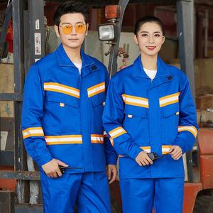 Ensemble de vêtements de sécurité pour mécaniciens personnalisables en direct d'usine, uniformes réfléchissants en gros, combinaisons de travail, chemises de sécurité individuelles - Product Image 4