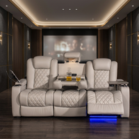 Offre Spéciale Fauteuil de Cinéma Maison Électrique Inclinable Canapé Siège Film Table Basse Villa Meubles de Théâtre Canapés Inclinables