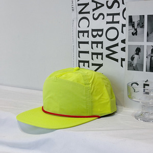 Mũ lưỡi trai trơn nhanh khô, kiểu dáng đơn giản, màu trơn, không cấu trúc, có dây điều chỉnh phía sau - Product Image 5