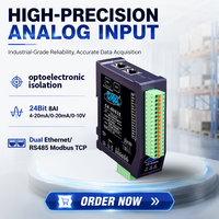 Módulo de Entrada Analógica de 24 Bits y 4-20 mA CK-8082E a Ethernet/RS485 Modbus TCP/RTU, Módulo de Adquisición IO en Stock