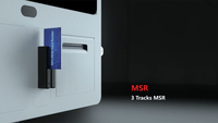Kiosque interactif sur pied de 32 pouces avec écran tactile, terminal de paiement en libre-service, kiosque de point de vente