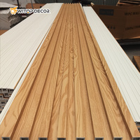 Panneaux décoratifs écologiques pour murs, lambris PVC pour panneau mural WPC de haute qualité