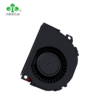 Poweryear 5010 Cooing fanlar 12V 0.24A 5 CM santrifüj türbin hava fanı elektrikli üfleme makinesi