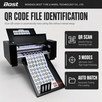 ZKST350 Desktop snijplotter dubbele rij wielen CCD automatische contour 330mm 1200mm/s 2000g WiFi 220V 1 jaar garantie 40kg sticker