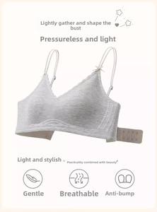 Reggiseno Senza Ferretto <span class=keywords><strong>Six</strong></span> Rabbits per Seno Piccolo, Push-up con Chiusura Laterale, Stile Gotico in Nylon con Fascia Morbida - Product Image 2