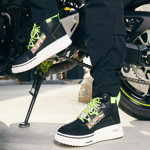 SCOYCO <span class=keywords><strong>รองเท้า</strong></span>ขี่จักรยานสีดำสำหรับผู้ชาย<span class=keywords><strong>รองเท้า</strong></span>ขี่มอเตอร์ไซค์ - Product Image 6