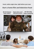 TV 55 Inci 4K Smart Ultra HD Smart TV Seri W95 Mini LED 144Hz Refresh Rate HDR10+ ATSC 3.0 Gaming Home Theater Hitam