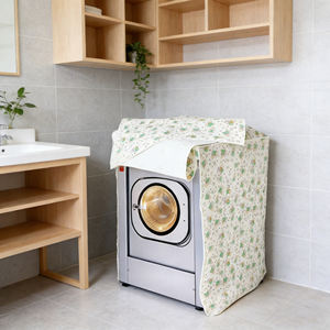 Funda Moderna para <span class=keywords><strong>Lavadora</strong></span> de PEVA con Diseño Personalizable - Impermeable y Ecológica, a Prueba de Polvo, para Uso en Baños con Carga Frontal/ <span class=keywords><strong>Superior</strong></span> - Product Image 3