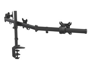 Supports de moniteur en alliage d'aluminium V-mounts, inclinaison libre, rotation à 360°, prend en charge <span class=keywords><strong>3</strong></span> écrans (15-24 pouces), capacité de charge de 8 kg, stock rapide - Product Image 6