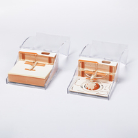 Meilleure Vente 2026 – Bloc-notes en papier gravé au laser 3D à motif personnalisé, tendance, avec feuilles mobiles, papeterie de bureau haut de gamme, décoration de bureau, stylo en acrylique