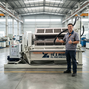 Máquina Industrial Automática para Fabricar Bandejas de Huevos de Pulpa de Papel para la Producción de Cartón con Materiales Reciclados, con Alta Fiabilidad - Product Image 1