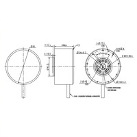 Module d'articulation planétaire robotique à réduction de bruit, actionneur servo 360 tr/min, faible coût