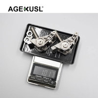 Pour vélo pliant Brompton : Crochets de fixation rapide, Plaques TX4, Plaques C, Leviers de serrage de charnière de vélo réglables en titane UnionJack