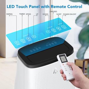 Climatiseur portable Hipicute 14000 Btu 90 pintes avec kit de fixation pour fenêtre pour usage domestique - Product Image 5