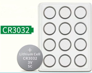 แบตเตอรี่ลิเธียม CR3032 แบตเตอรี่แบบกระดุม 3032 แบตเตอรี่เหรียญ Limno2 สำหรับนาฬิกา เครื่องคิดเลข - Product Image 5