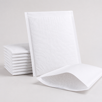 Personnalisé 6x10 pouces # 0 enveloppes à bulles en kraft auto-adhésives, petites pochettes d'expédition rembourrées, vente en gros