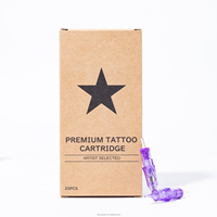 Aiguilles de tatouage stérilisées par système de membrane d'acier inoxydable 316 jetables professionnelles pour l'art corporel permanent d'application de sourcil
