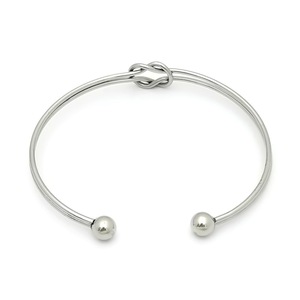 Heart Shape Knotted Open Double Layer Hollow <b>Bracelet</b> Stainless Steel <b>Adjustable</b> Jewelry Gift - Product Image 4