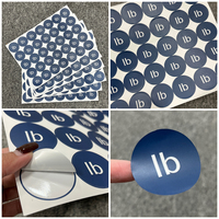 Logo de marque personnalisé autocollant d'étiquette plastification mate feuille d'autocollants de remerciement feuilles d'autocollants personnalisées pour vêtements emballage personnalisé