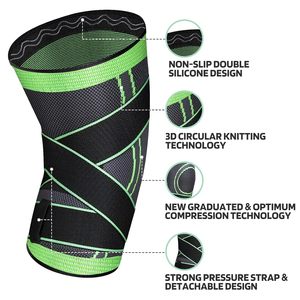 Rodillera de compresión para hombre y mujer, calentador de rodilla, mangas largas para pierna completa, soporte de compresión para rodilla, protector para correr - Product Image 2