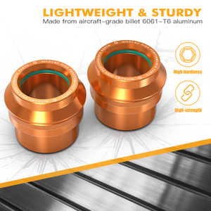 NICECNC Jeu d'entretoises de roue avant en aluminium billette 22MM pour <span class=keywords><strong>KTM</strong></span> Motocross <span class=keywords><strong>Enduro</strong></span> 125-500 250 350 XC XCF XCW SX SXF EXC 2017-2024 - Product Image 5