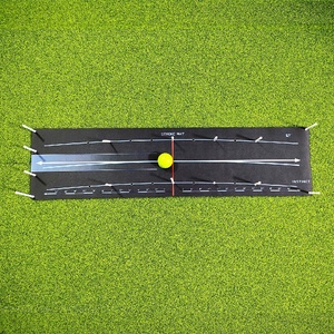 SwingPerfect Golf Putting Path Template 12 Arc Trainer Dual Tee Gates 5 6.5cm 18 Tees Ausilio per l'allenamento della swing per destrorsi con custodia rigida - Product Image 4