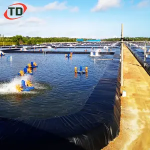 Fish Farm Pond Liner 0.5mm 0.75mm 1.0mm 1.5mm 2.0mm 3.0mm HDPE Geomembrane 100% Virgin Material