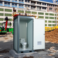 Cabine de Toilettes Modulaire Préfabriquée Mobile pour Chantier, Salle de Bain Portable Luxe ou Simple Durable à Vendre