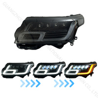 Accessoires de lampe frontale d'assemblage de phare LED automatique SINDAR pour 2014 Land Rover Range Rover Vogue mise à niveau vers 18 VOGUE 4 TYPE d'objectif
