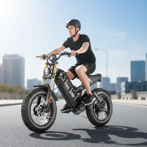 Scooter Eléctrico de Alta Velocidad (160 km/h), Largo Alcance, Motor de 52V en la Rueda Trasera, Cuadro de Acero, Control por Aplicación, Doble Suspensión, 7 Velocidades, ¡Oferta! - Product Image 1