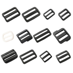 The Second Button Plastic Sliding Buckle D-Ring Adjustable Bag Strap Accessory For <b>Backpacks</b> Hats Canvas Bags - Product Image 1