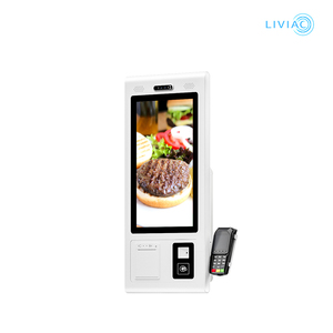 OEM thức ăn nhanh nhà hàng Wall Mount màn hình cảm ứng tự đặt hàng máy tự dịch vụ thanh toán kiốt với ánh sáng - Product Image 3