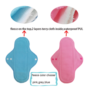 Serviettes hygiéniques lavables en tissu polyester réutilisables à <span class=keywords><strong>prix</strong></span> abordable pour hommes, OEM, respirantes et lavables - Product Image 3