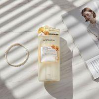 Gel Douche Bio Aojie OEM ODM 800ml à l'Huile de Coco Parfumée Hydratant Rafraîchissant aux Bulles de Fleur de Gardénia