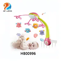 Groothandel Baby Projectie & Nachtlampje Bed Bel Hoge Kwaliteit Plastic Baby Sooth Mobiele Met Afstandsbediening