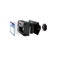 Runleader RL-HM027BT DC8-30V Maks 10M IP67 Tahan Air untuk Sepeda Motor Gergaji Mesin Pemotong Rumput Digital Mini LCD Tach/Hour Meter