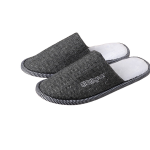 Pantoufles d'hôtel en toile personnalisables, écologiques, jetables, vintage, douces, biodégradables, recyclables, lavables et portables - Product Image 6