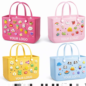 Sac de plage portable en EVA pour filles et enfants, mini sac à bandoulière, sac fourre-tout en caoutchouc silicone, sacs imperméables, accessoires - Product Image 3