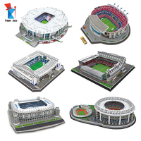 Vente directe d'usine jouet dessin animé bricolage pour les fans de football souvenir White hart lane stade Hotspur F.C 3D mousse Puzzles