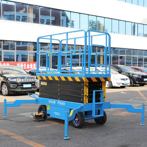 मोबाइल पोर्टेबल मैन लिफ्ट 4-16 मीटर ऊर्ध्वाधर इलेक्ट्रिक कैंची लिफ्ट 500 किलोग्राम क्षमता चल हवाई कार्य मंच - Product Image 5